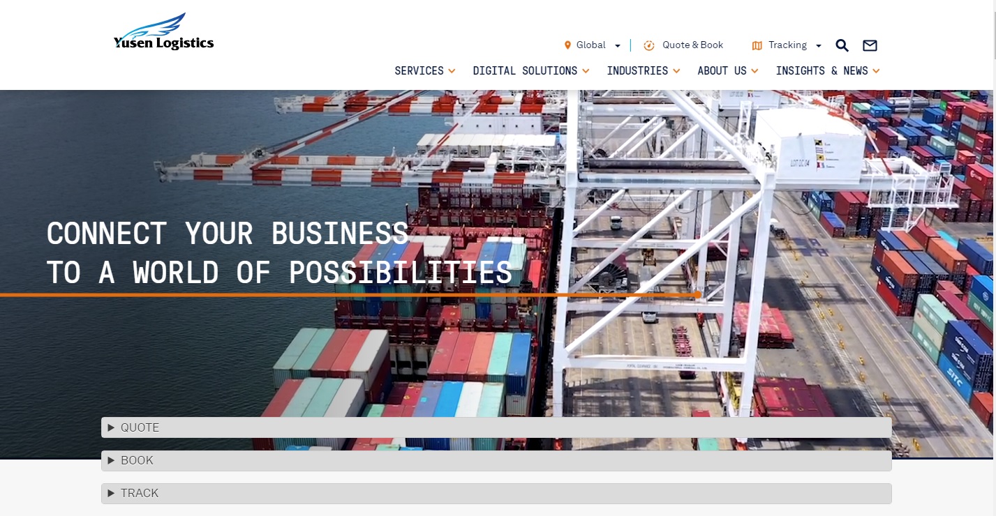 Build & Development Website Yusen Logistics